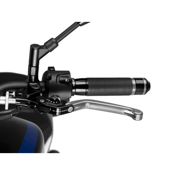 Puig Folding V3 Clutch (Silver Lever With Blue Selector) Black